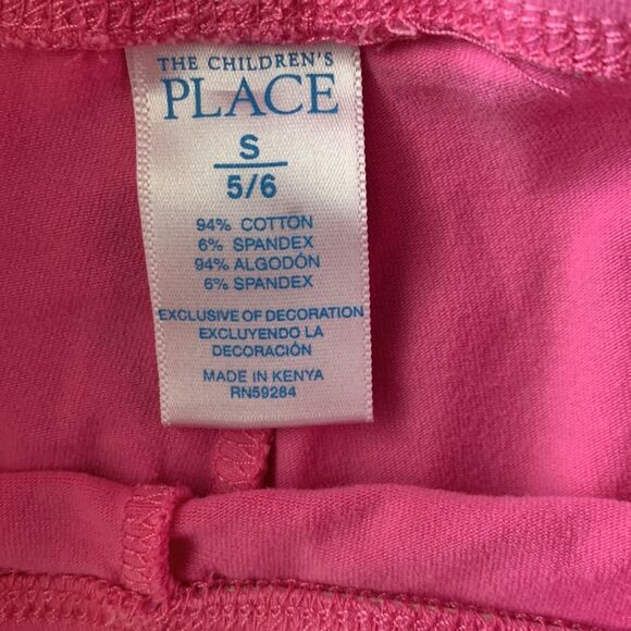 The Children’s Place | Bundle Leggings T shirts Black Yellow Stripes Pink Green - Picture 4 of 11